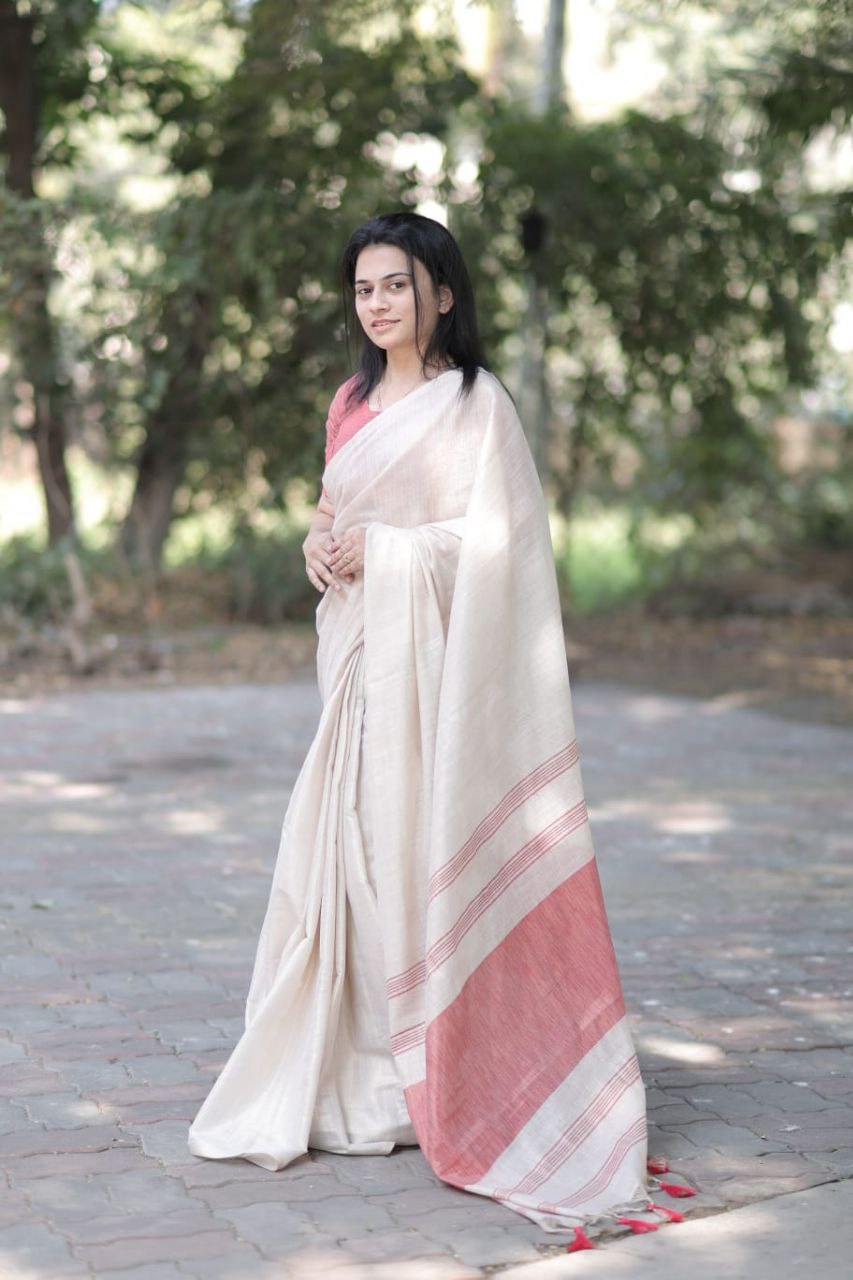 Maysore Linen Silk Saree