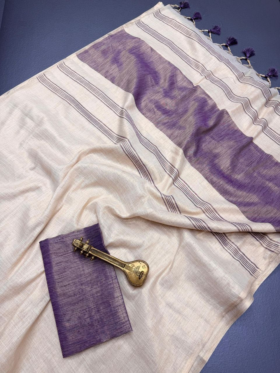 Maysore Linen Silk Saree