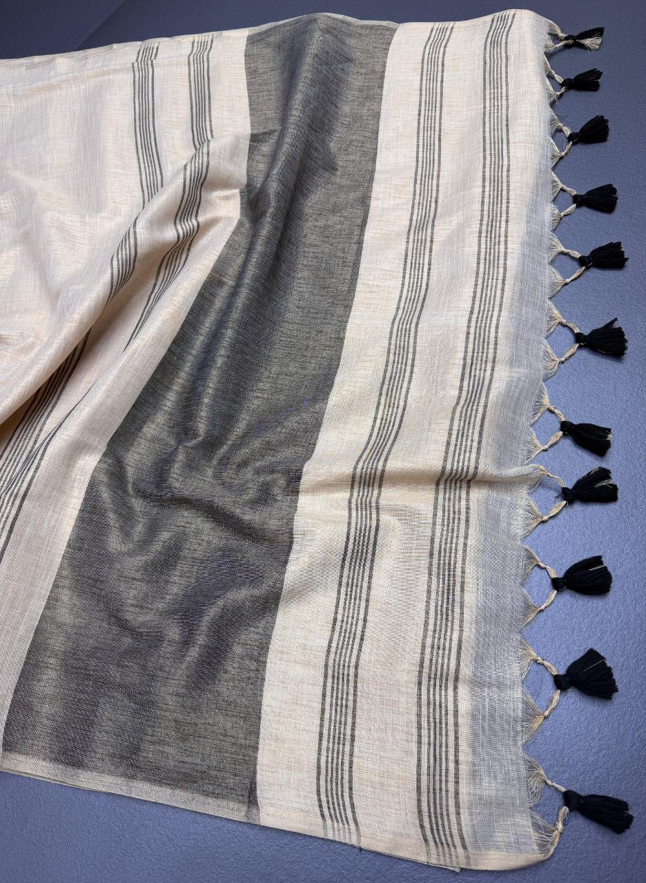 Maysore Linen Silk Saree