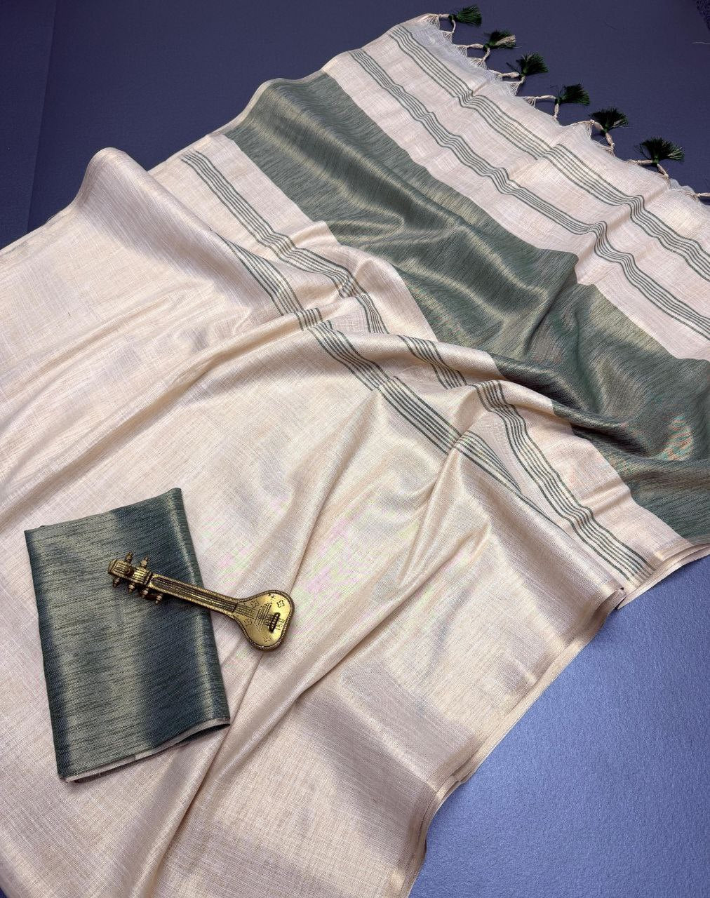 Maysore Linen Silk Saree