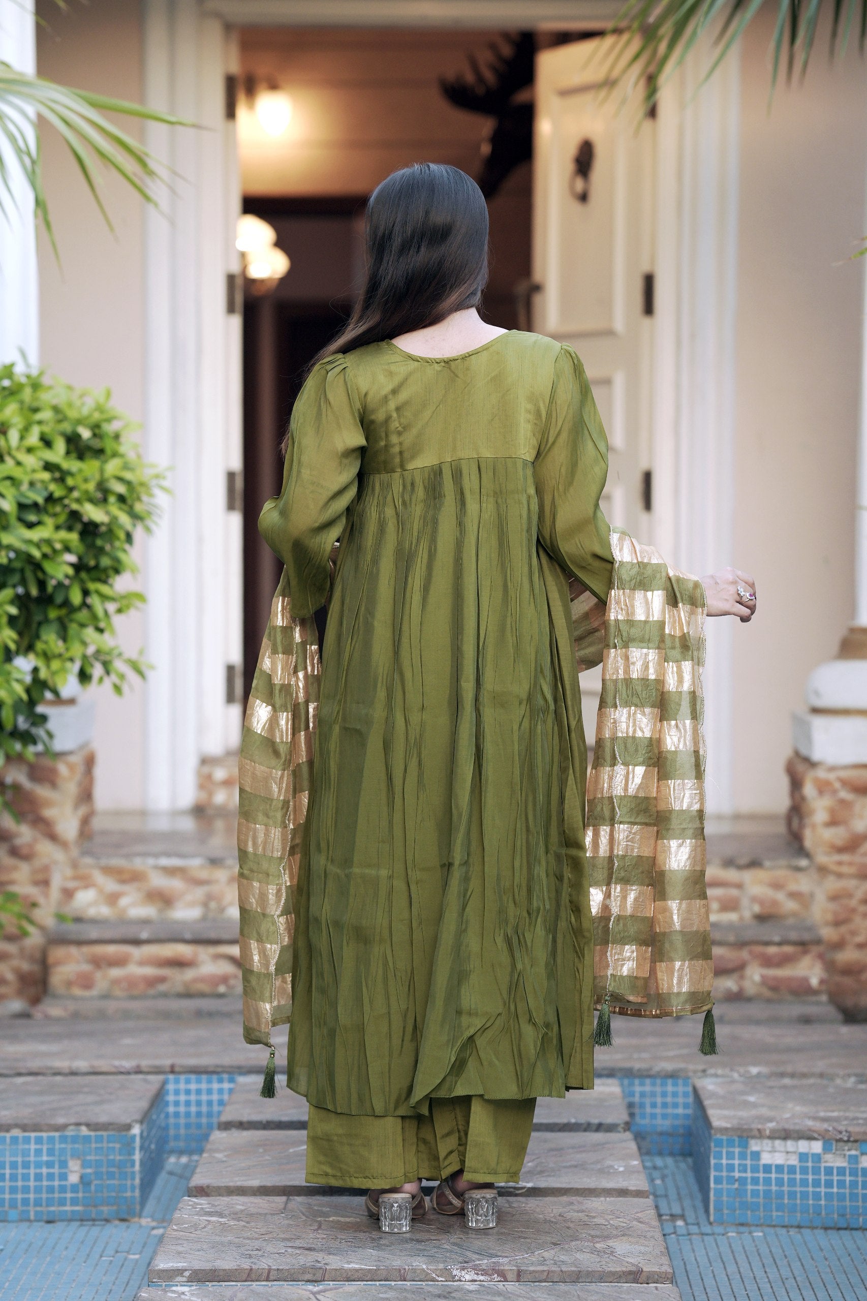 Chanderi Suit