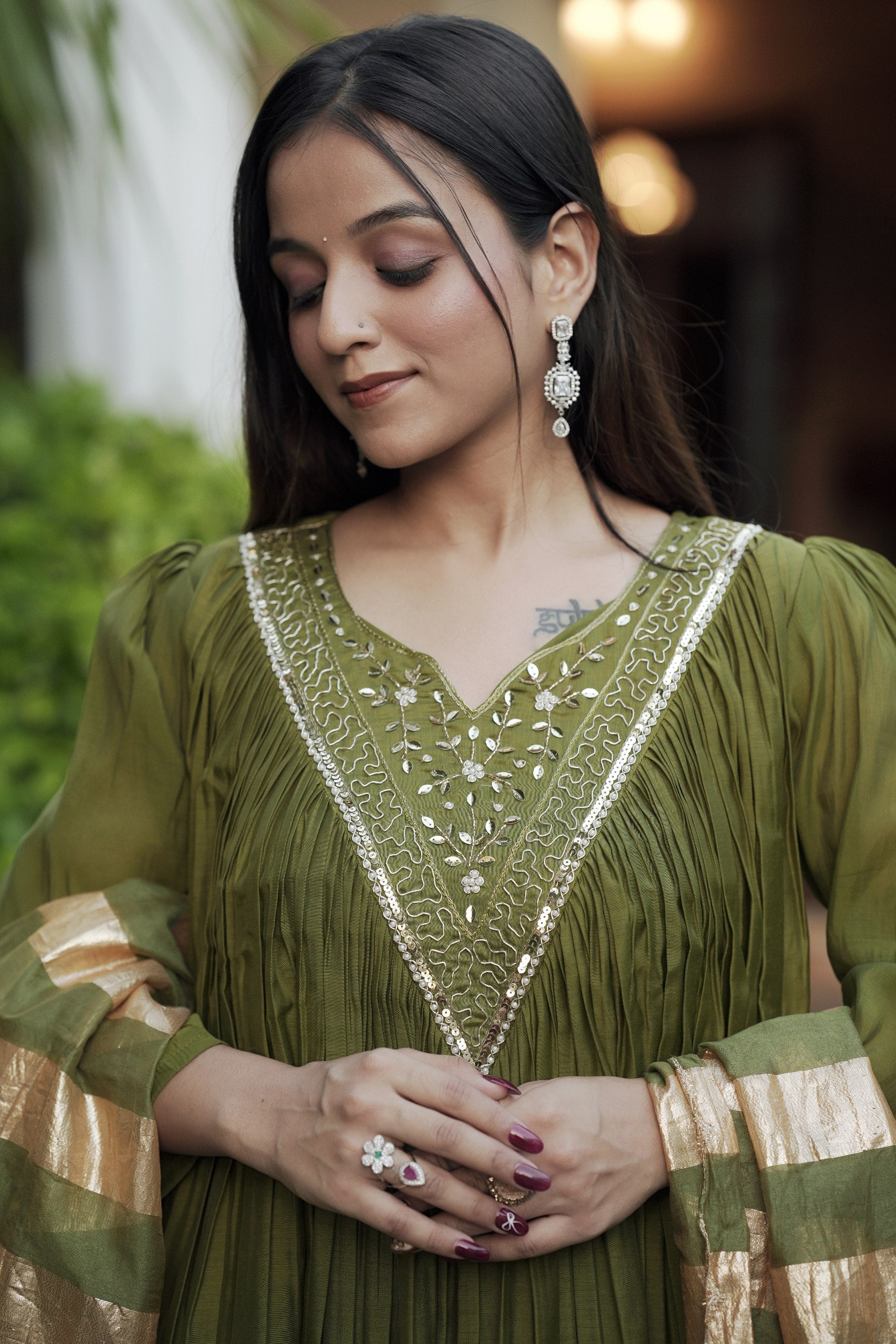 Chanderi Suit