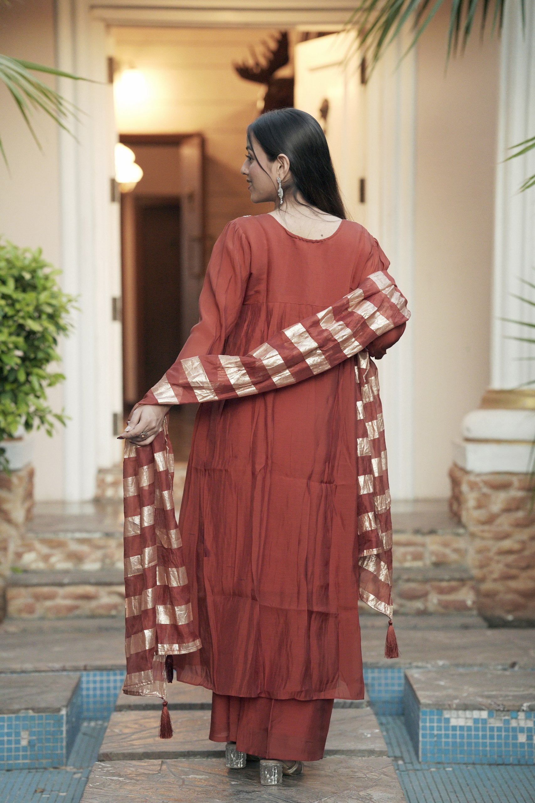 Chanderi Suit