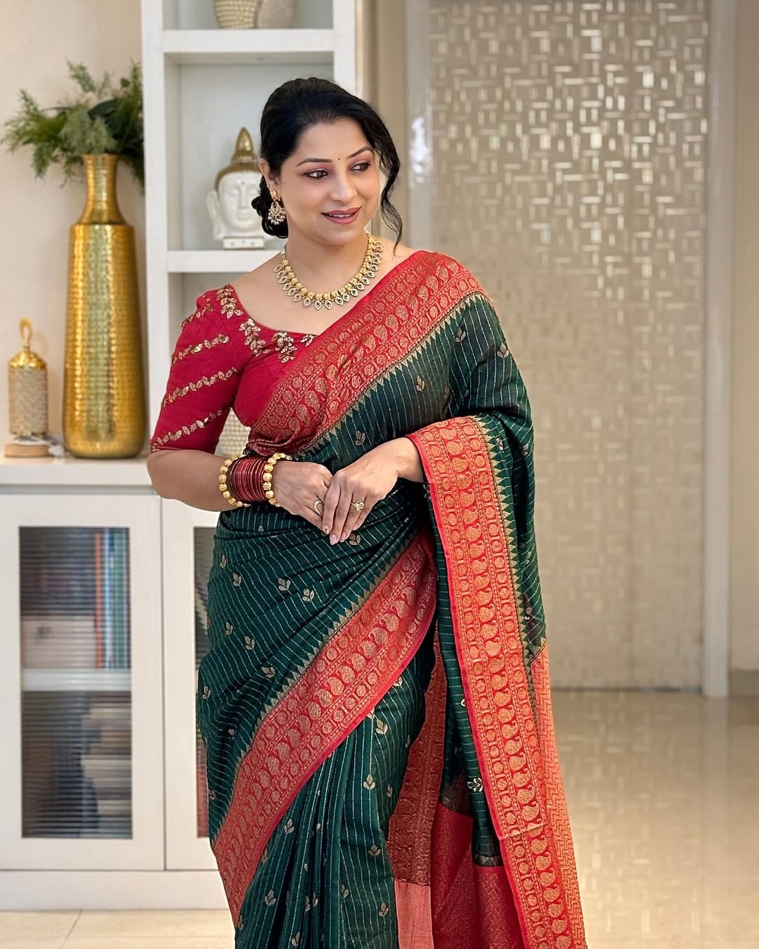 Banarasi Soft Lichi Silk