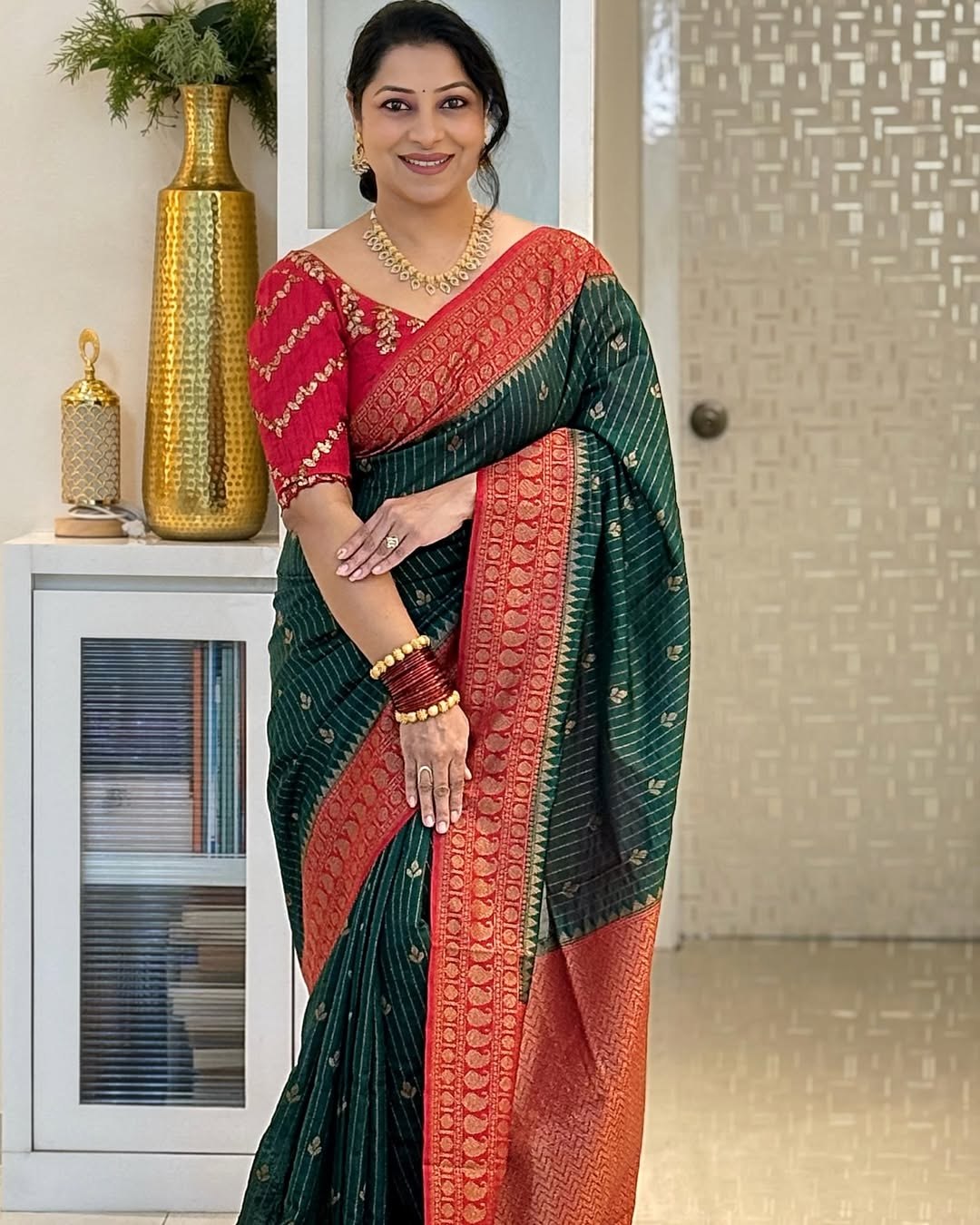 Banarasi Soft Lichi Silk