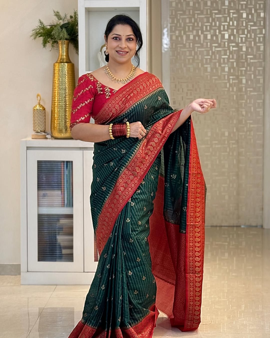 Banarasi Soft Lichi Silk