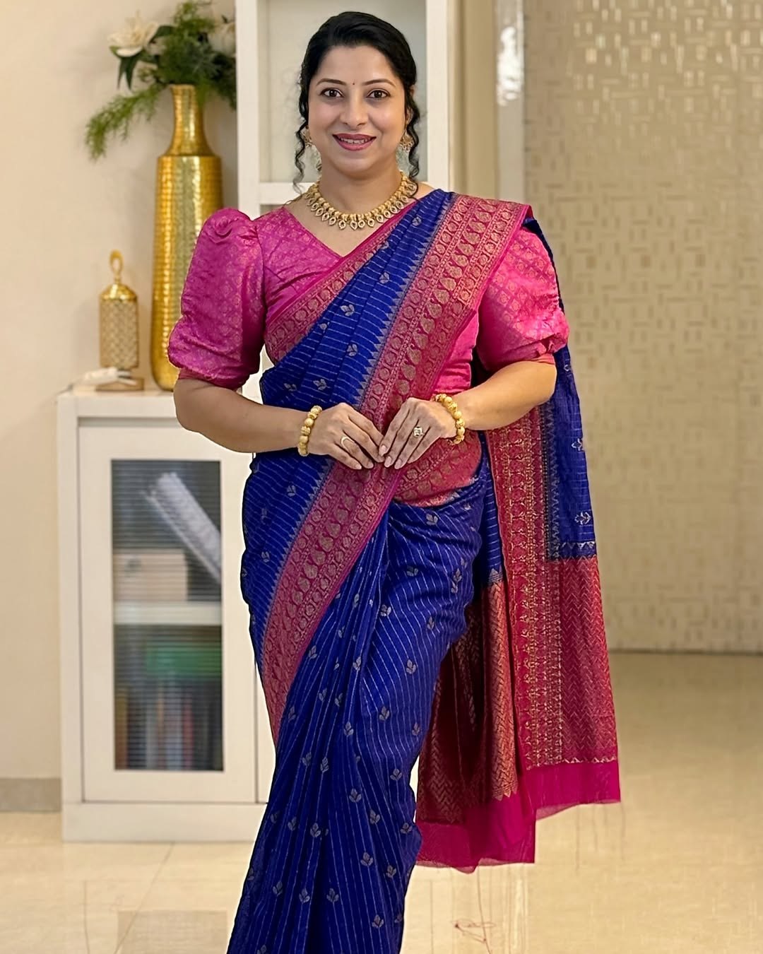 Banarasi Soft Lichi Silk