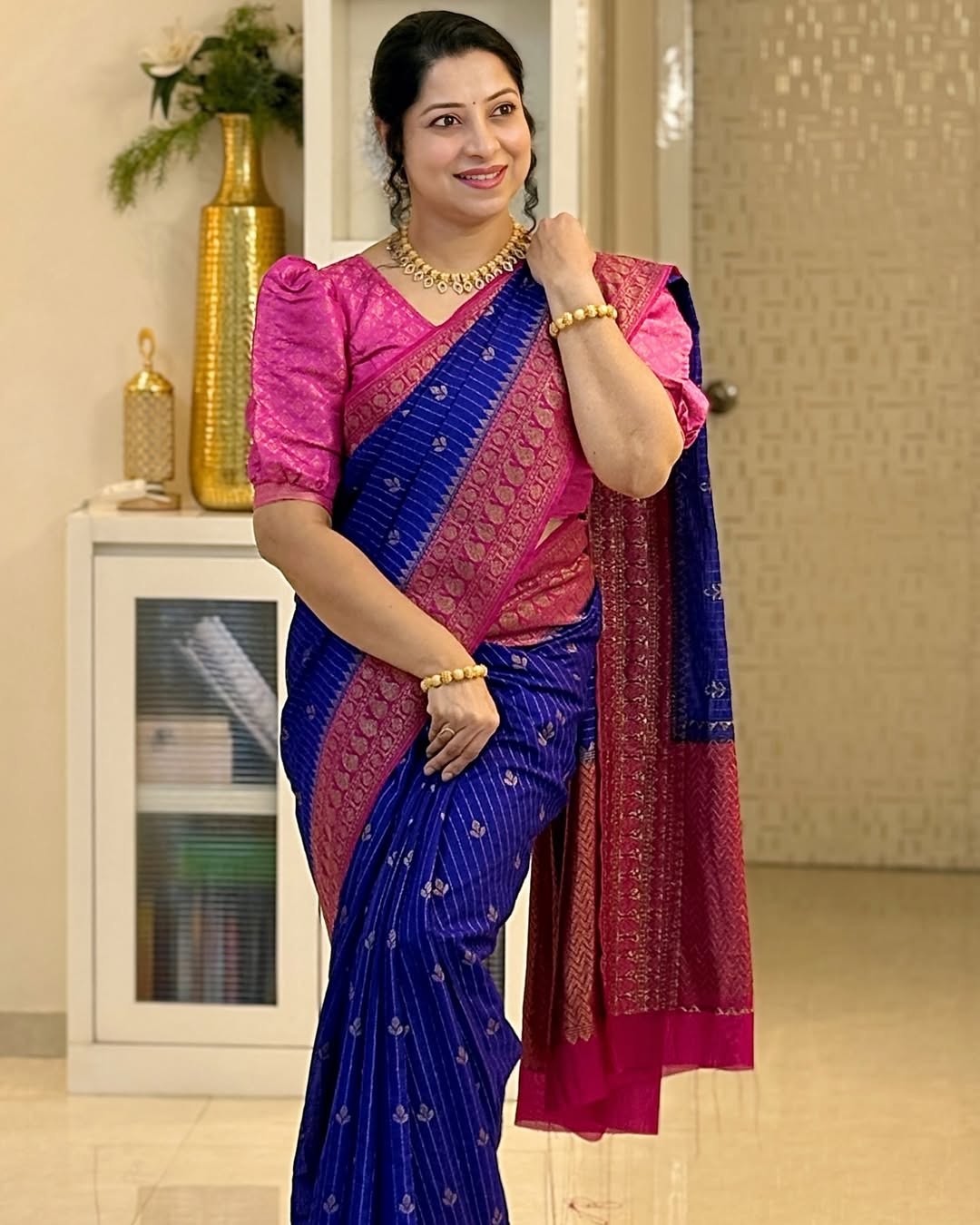 Banarasi Soft Lichi Silk