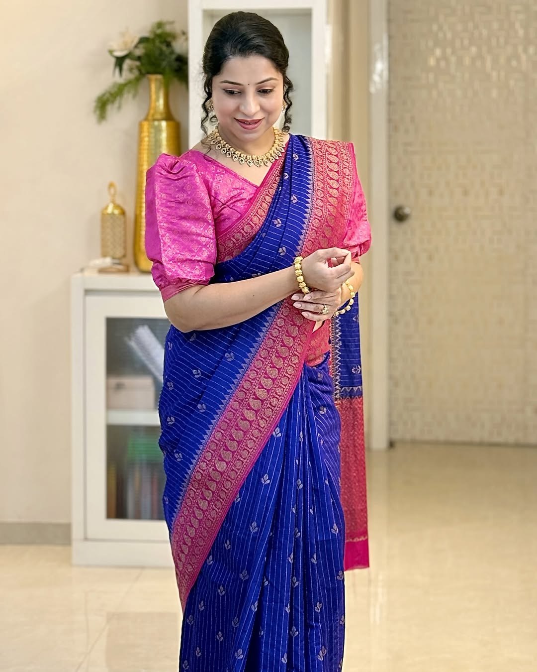 Banarasi Soft Lichi Silk