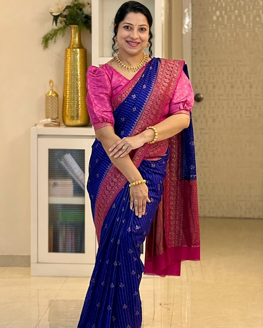 Banarasi Soft Lichi Silk