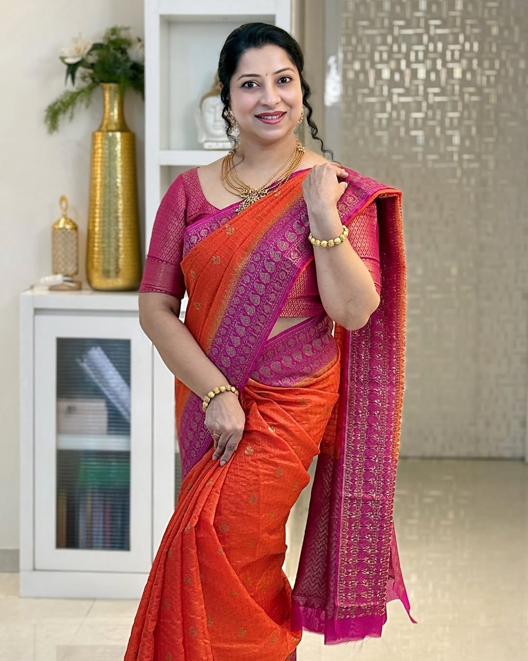 Banarasi Soft Lichi Silk