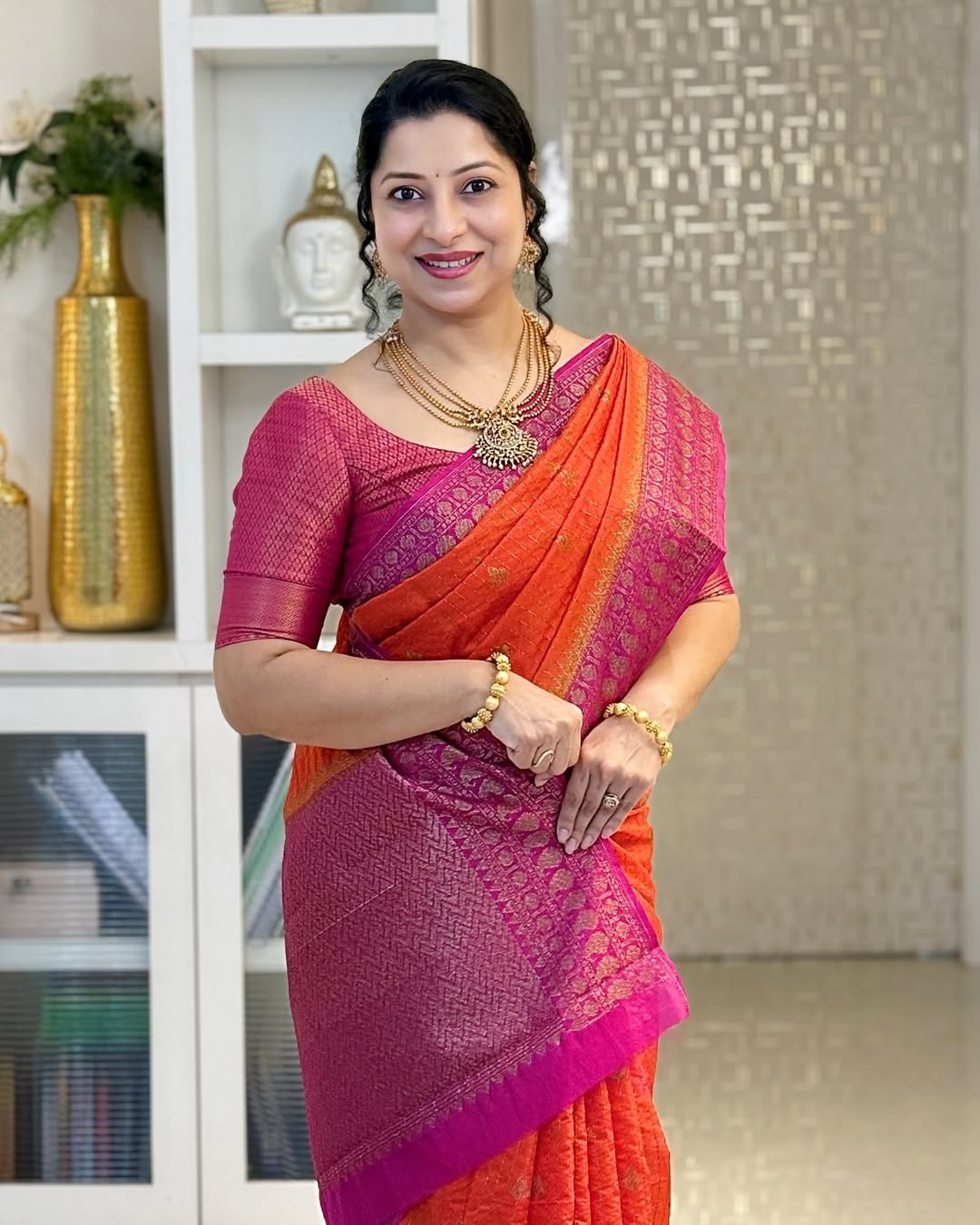 Banarasi Soft Lichi Silk