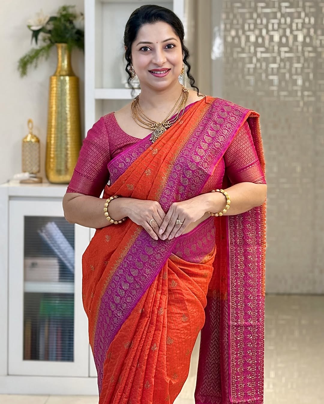 Banarasi Soft Lichi Silk