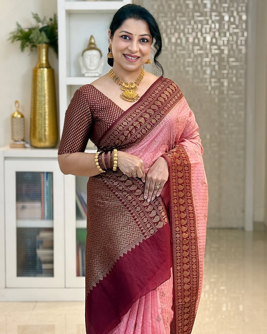 Banarasi Soft Lichi Silk
