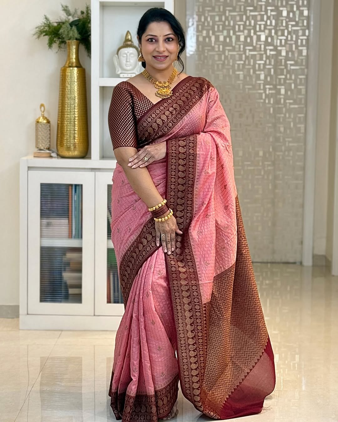 Banarasi Soft Lichi Silk