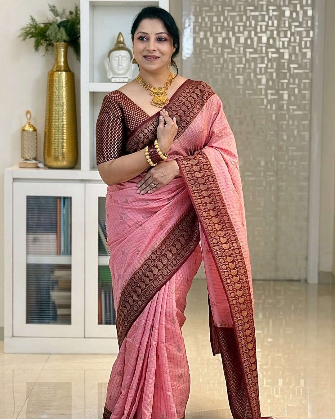 Banarasi Soft Lichi Silk