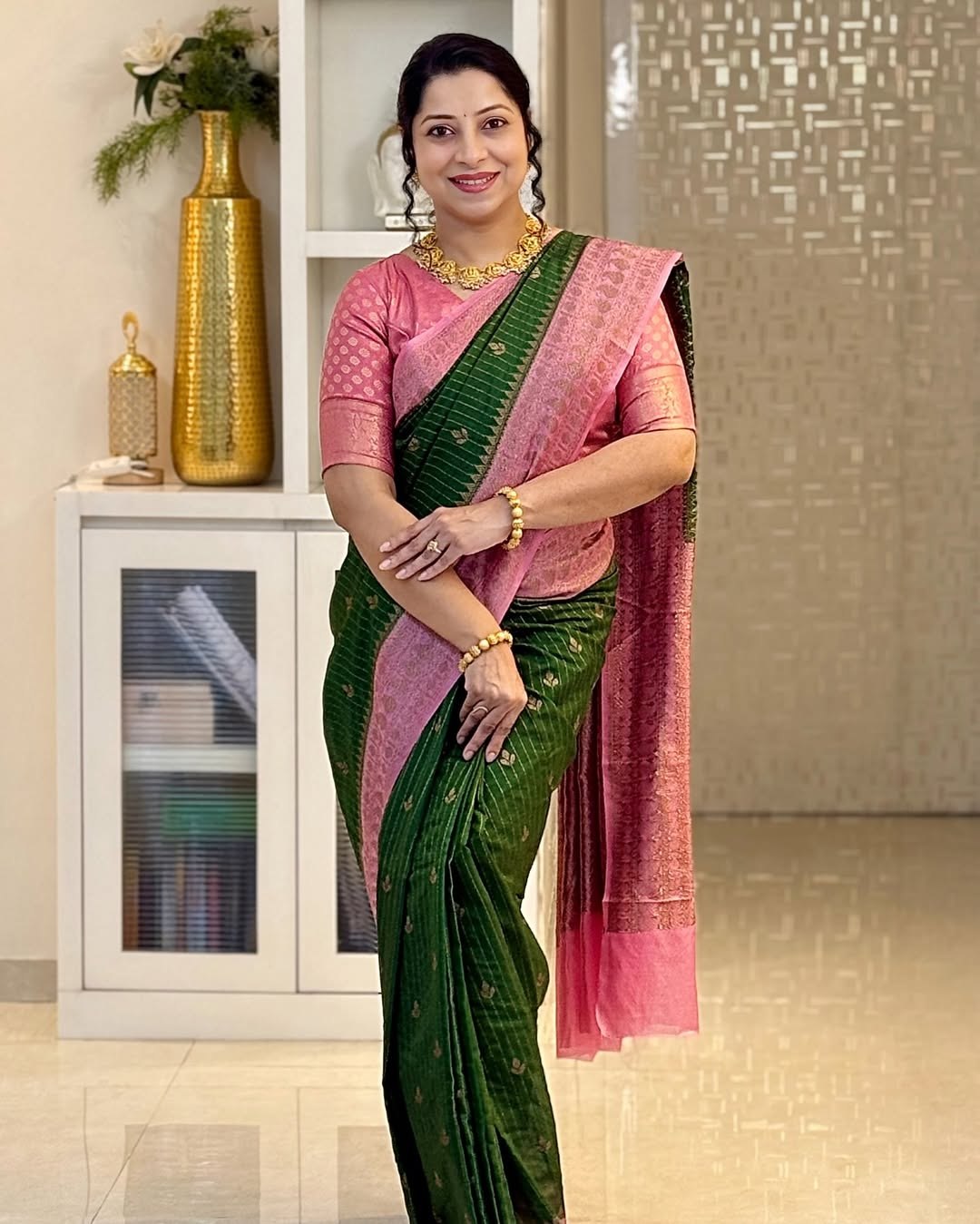 Banarasi Soft Lichi Silk