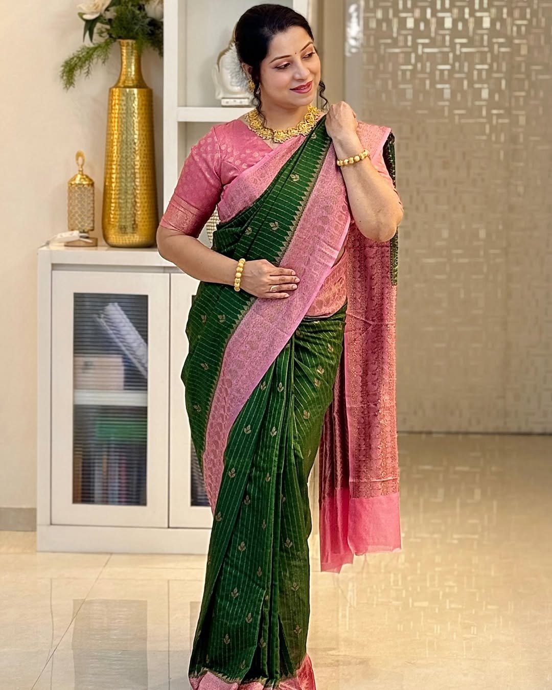 Banarasi Soft Lichi Silk