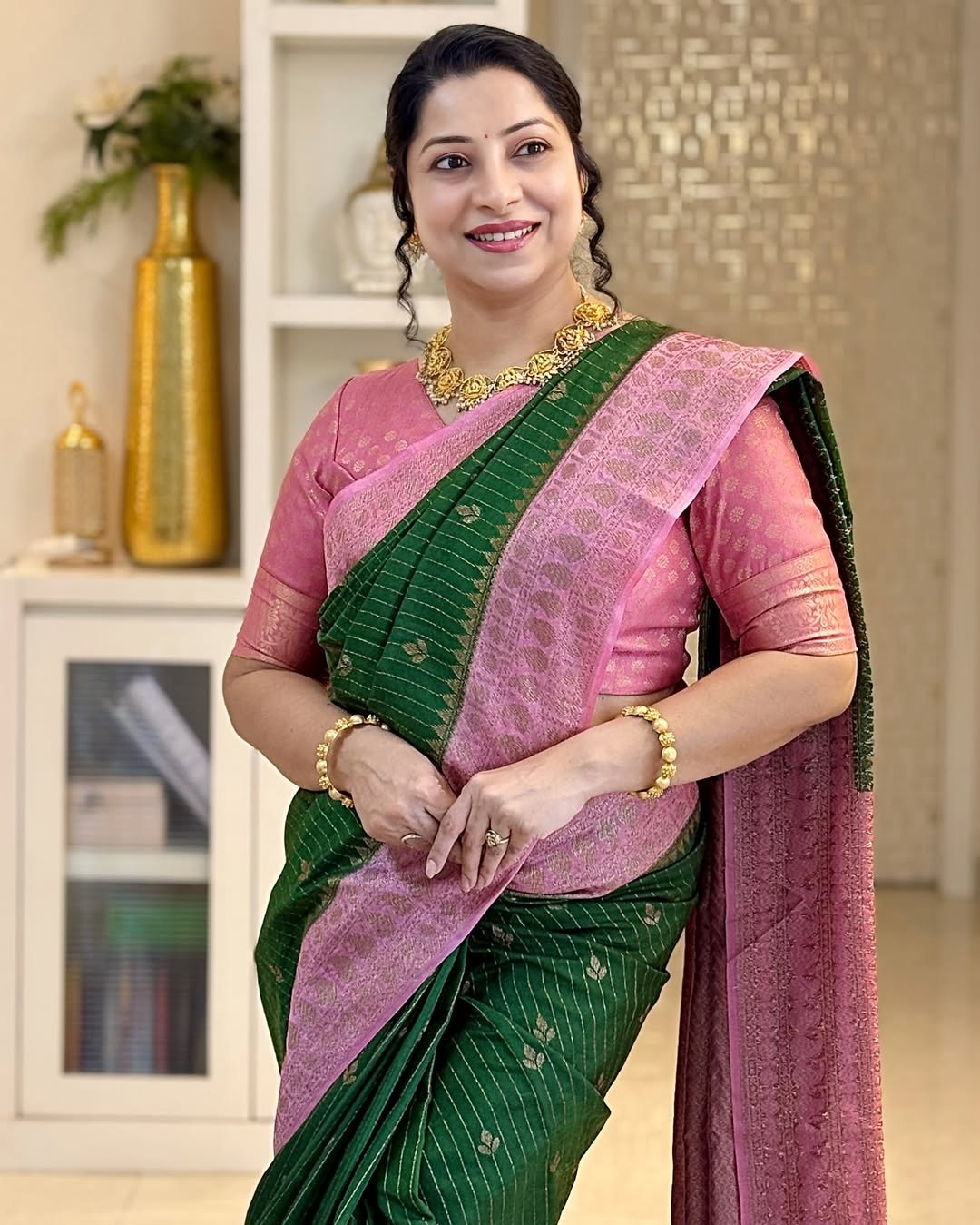 Banarasi Soft Lichi Silk