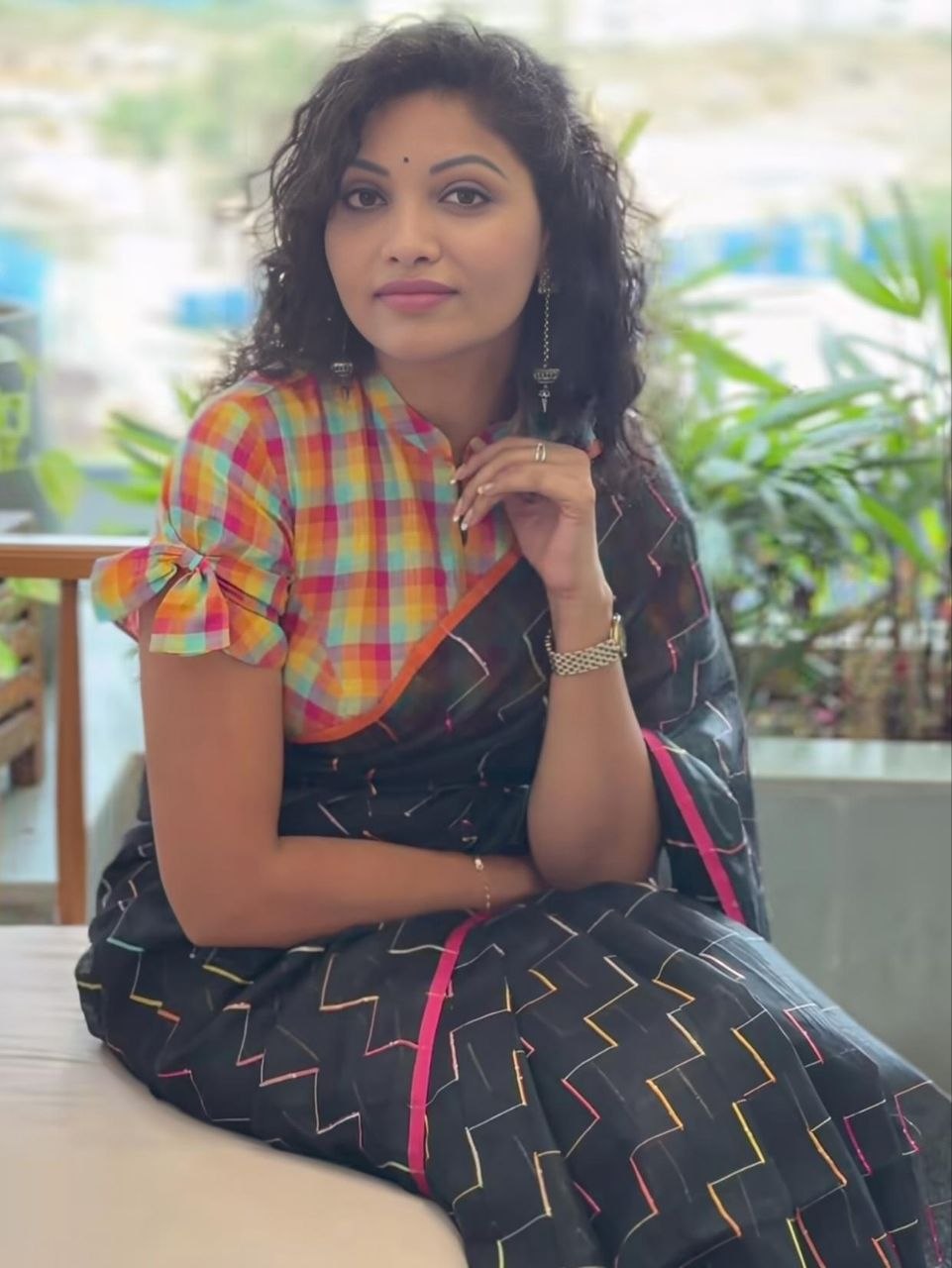Soft Linen Saree