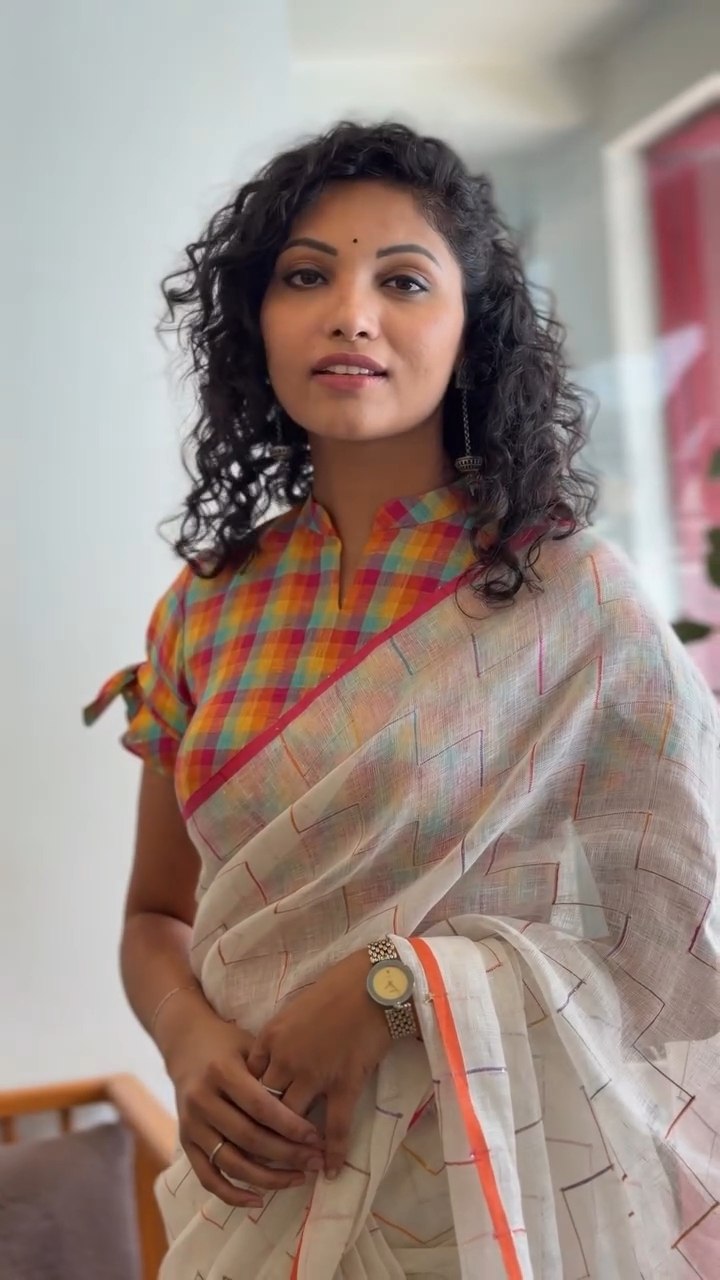 Soft Linen Saree