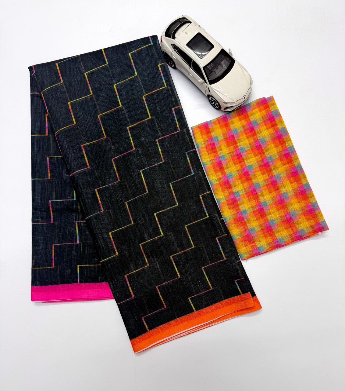 Soft Linen Saree