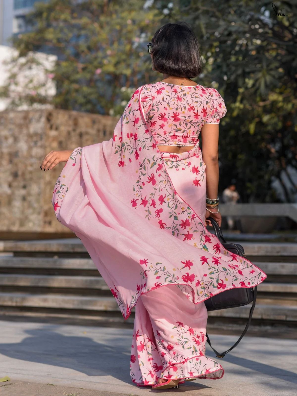 Soft Linen Saree