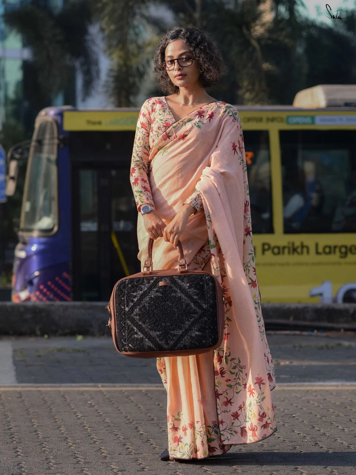 Soft Linen Saree