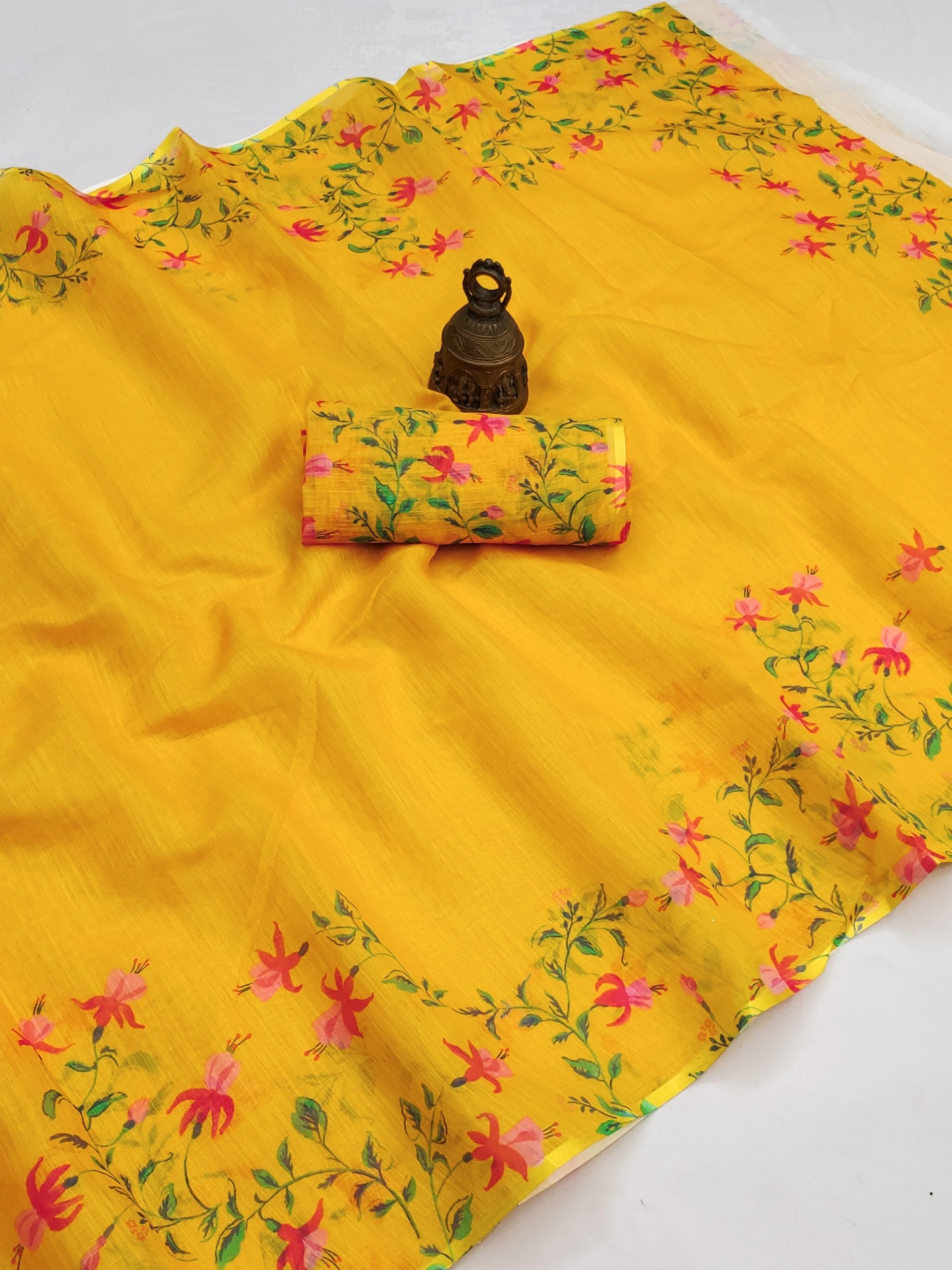 Soft Linen Saree