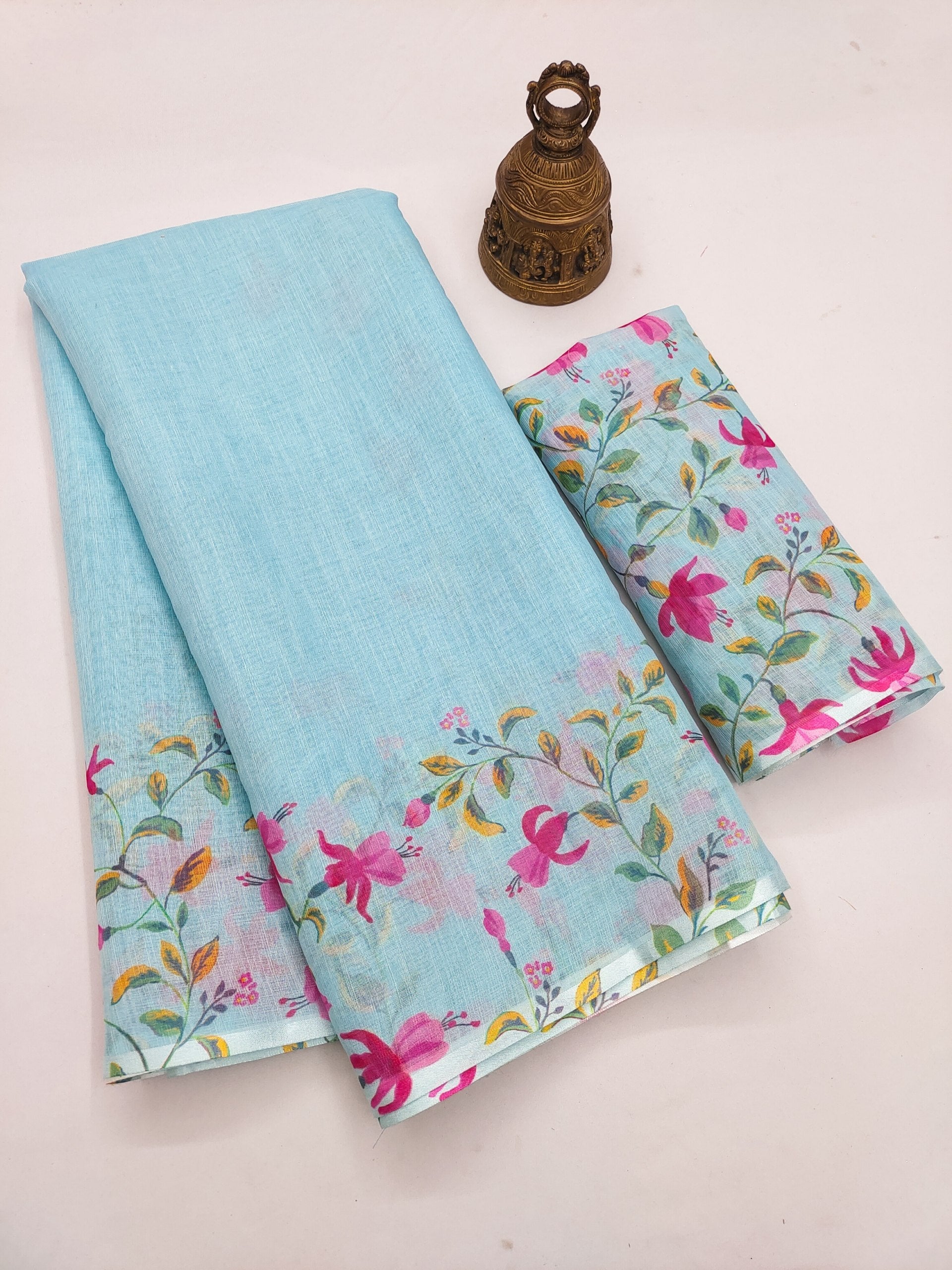 Soft Linen Saree