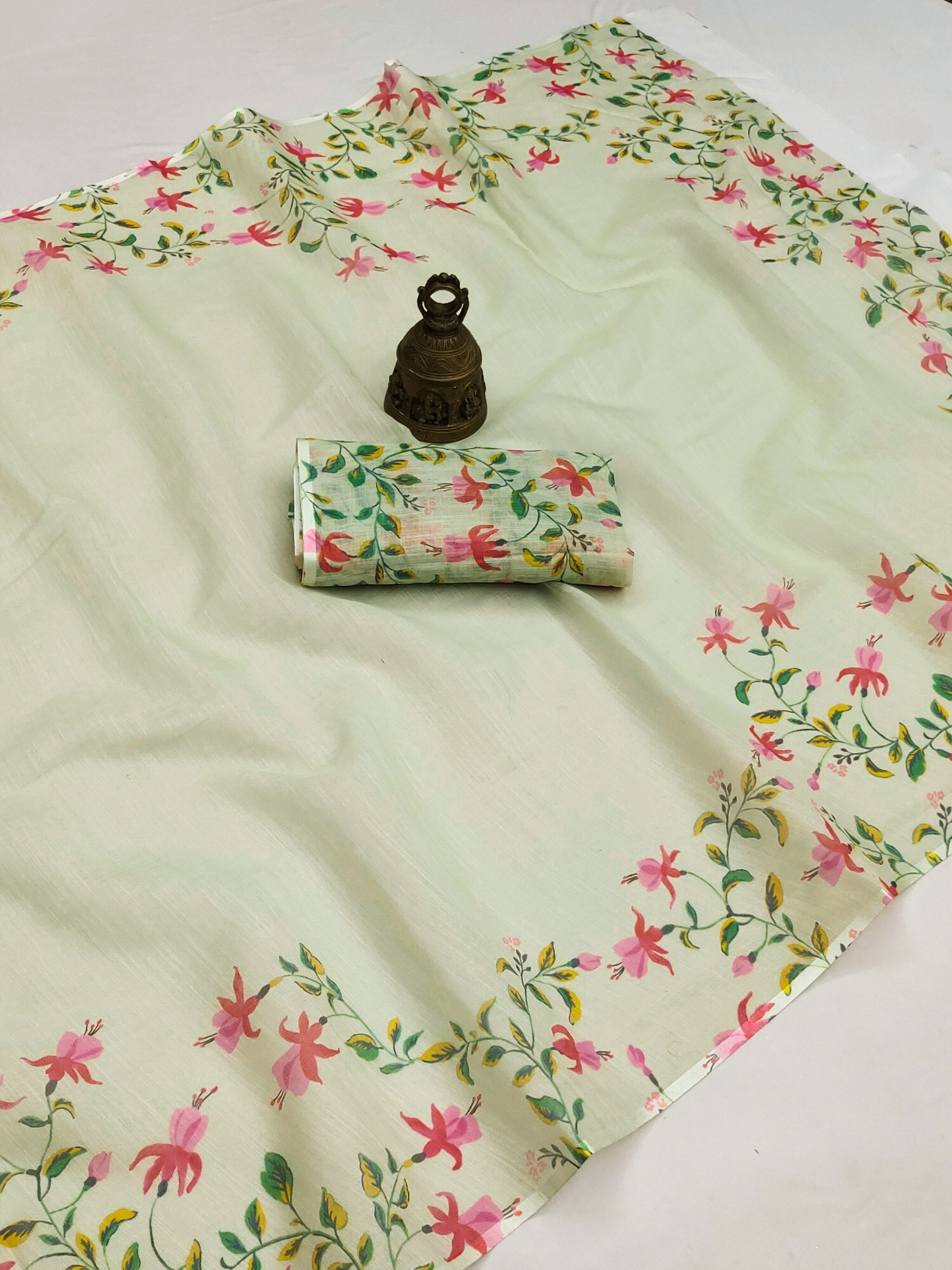 Soft Linen Saree