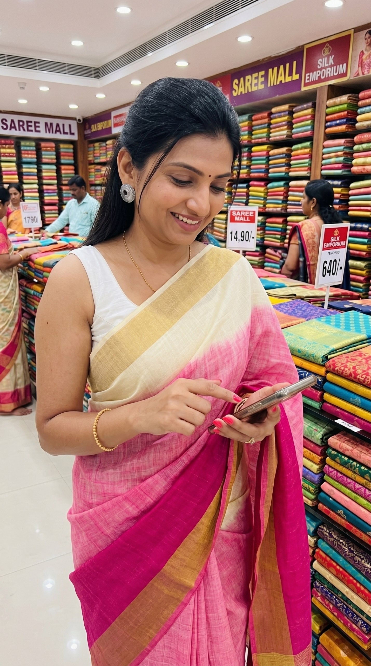 Soft Linen Saree