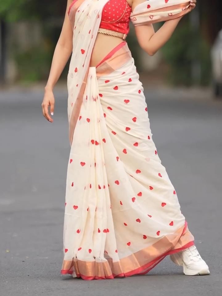 Soft Linen Saree