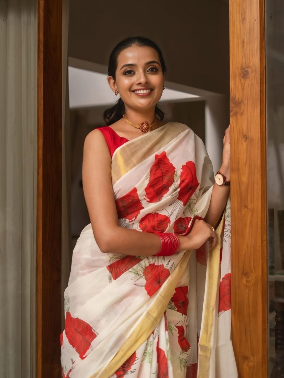 Soft Linen Saree