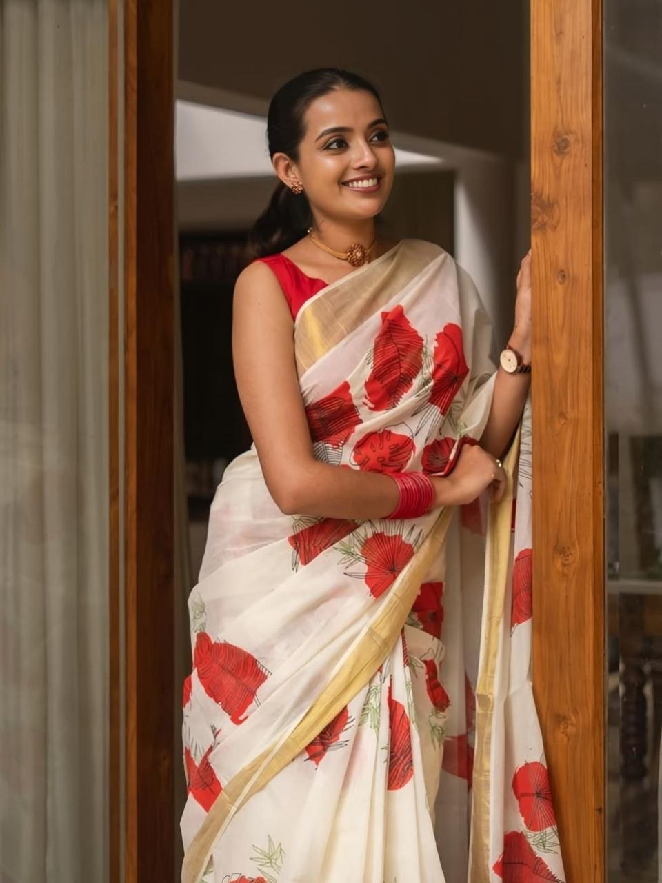 Soft Linen Saree