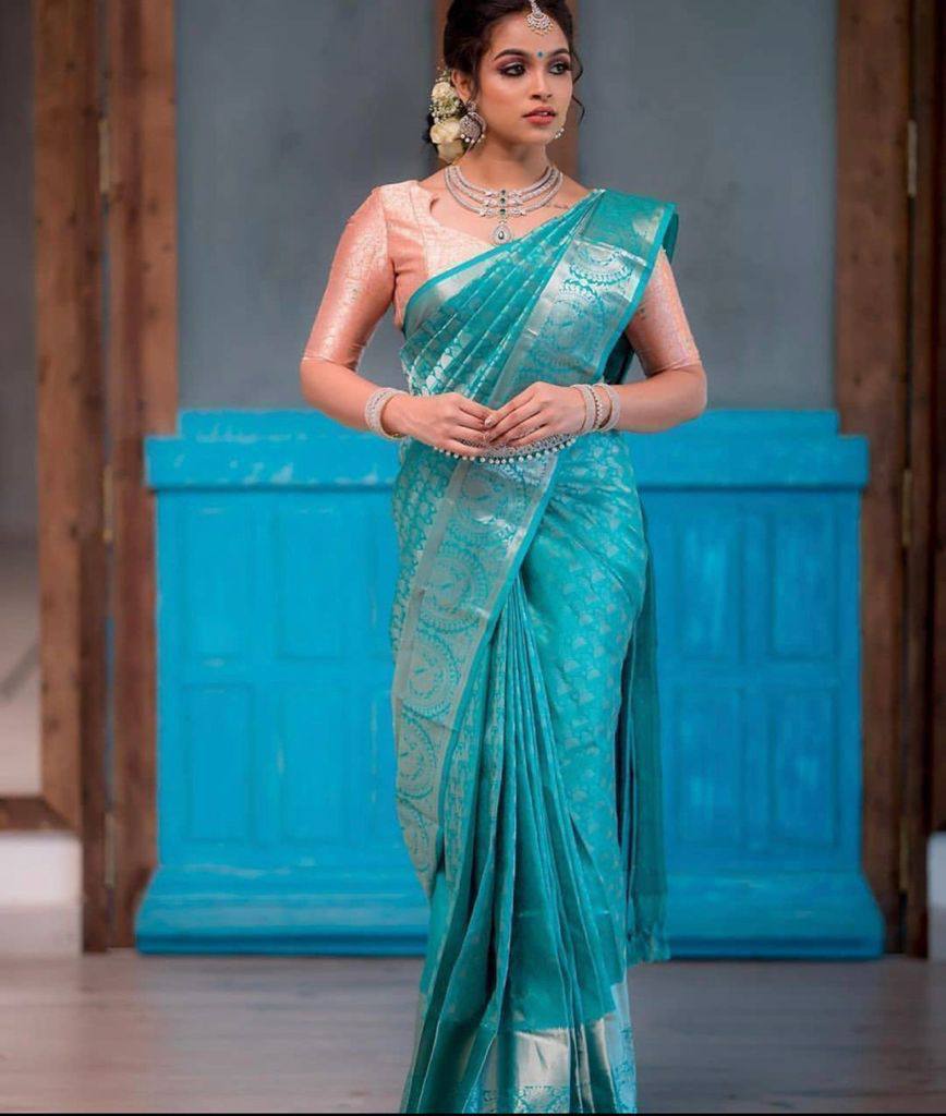 Soft Lichi Silk Saree