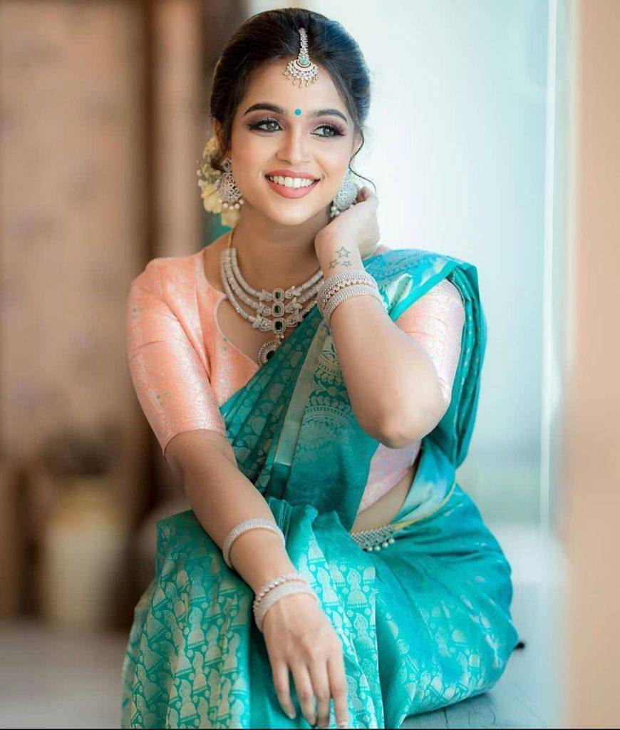 Soft Lichi Silk Saree