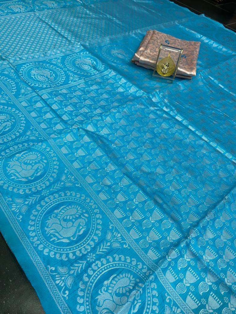 Soft Lichi Silk Saree