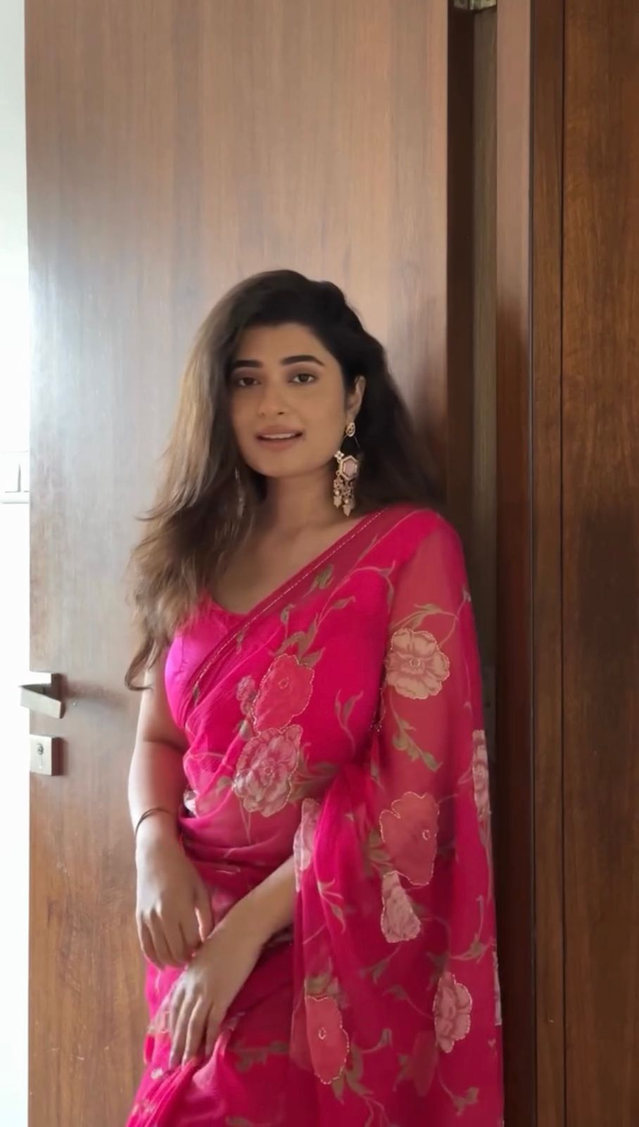 Soft Tebi Organza Digital Printed Sarees