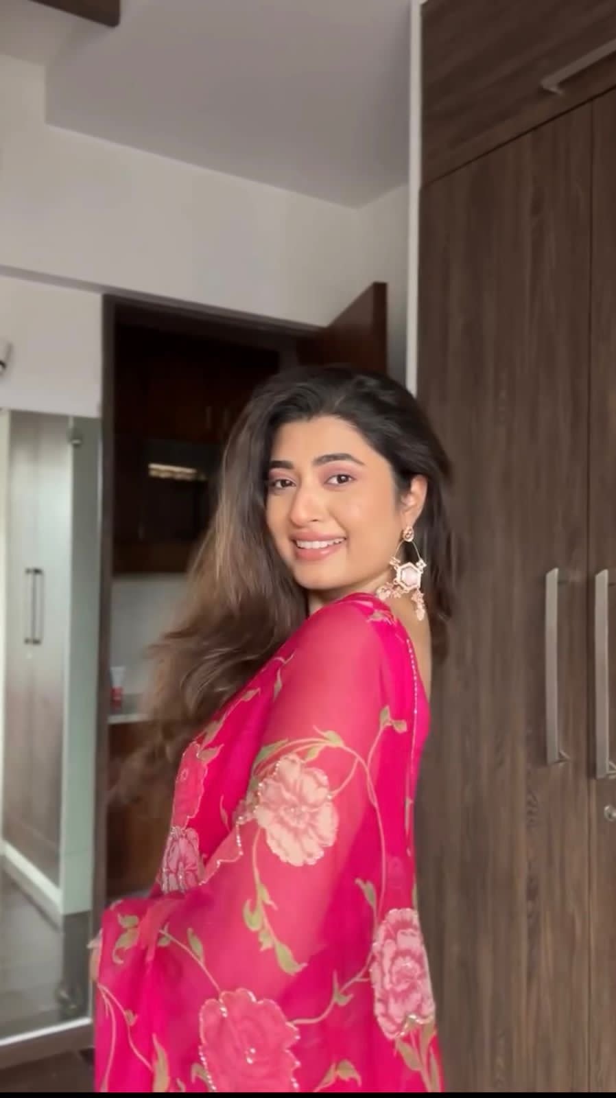 Soft Tebi Organza Digital Printed Sarees