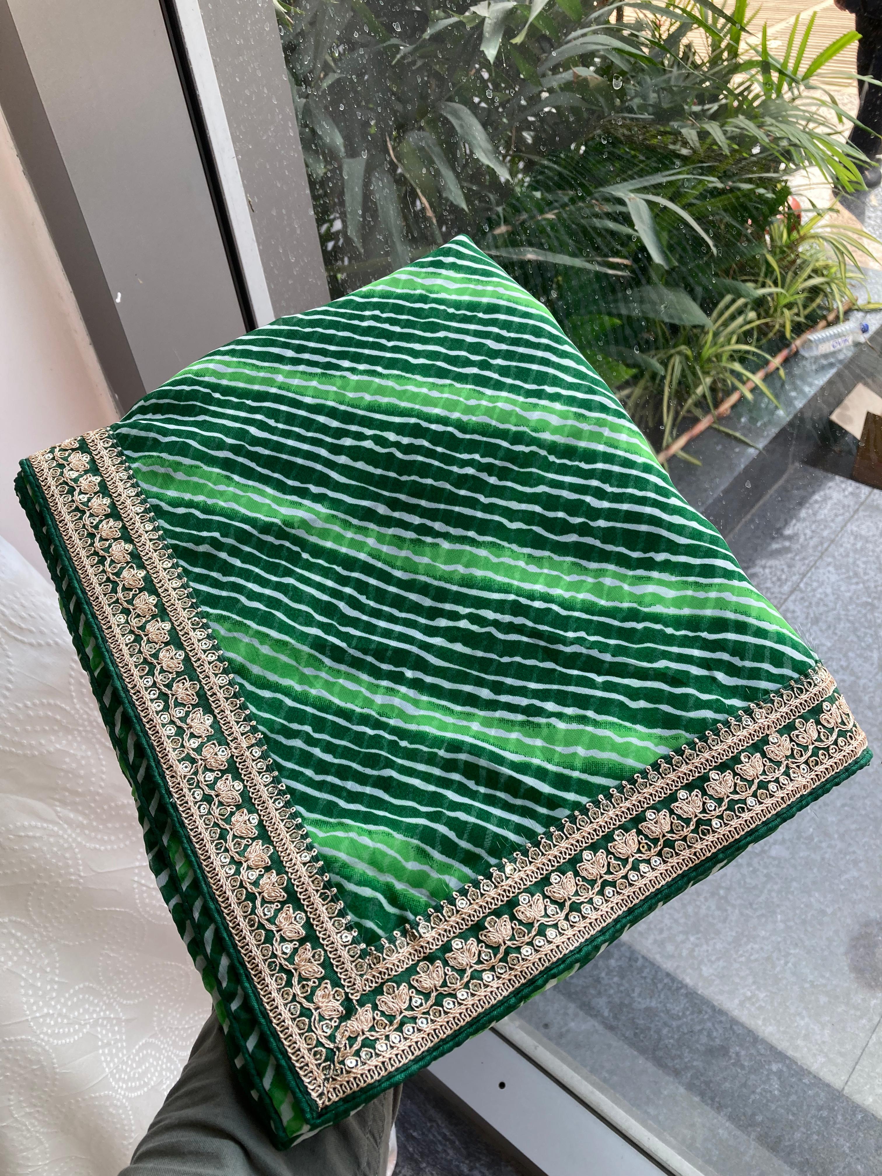 Laheriya Bandhej Georgette Saree