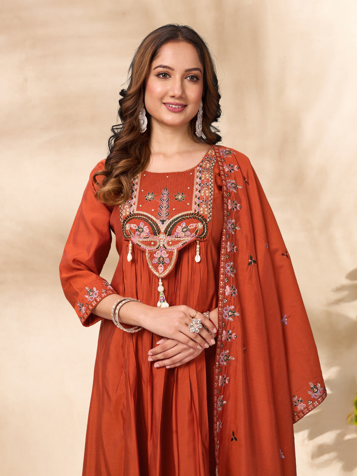 Anarkali Kurta Set (Stitched)