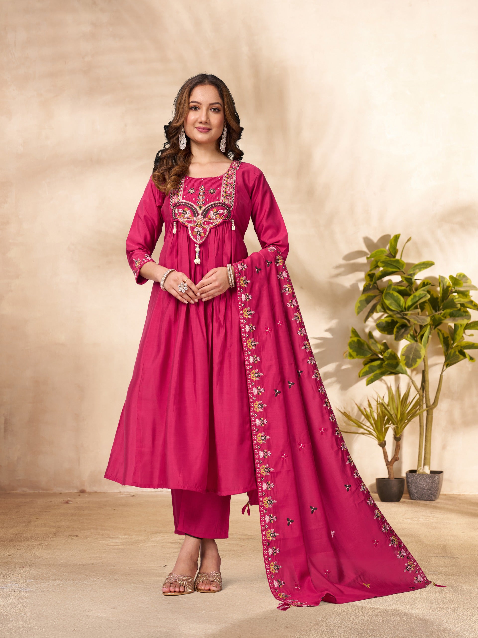 Anarkali Kurta Set (Stitched)