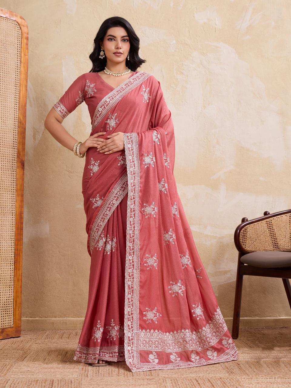 Party Wear Soft Georgette Saree