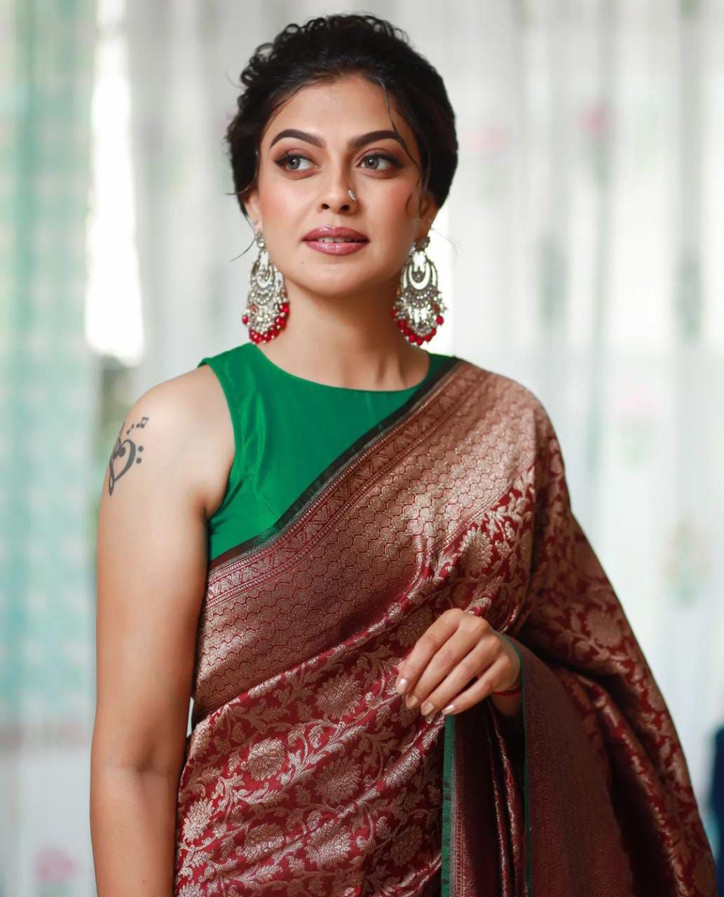 Soft Lichi Silk Saree