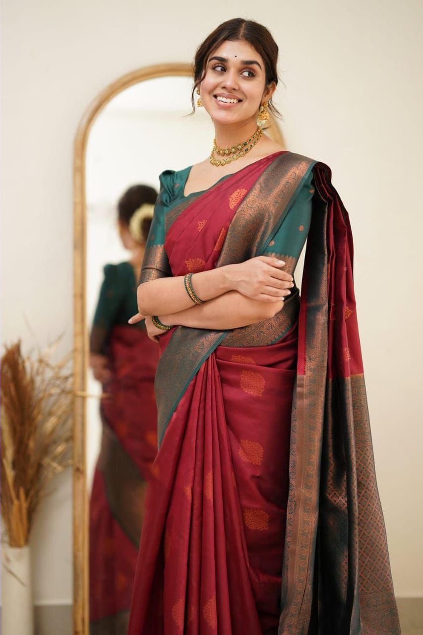Soft Lichi Silk Saree
