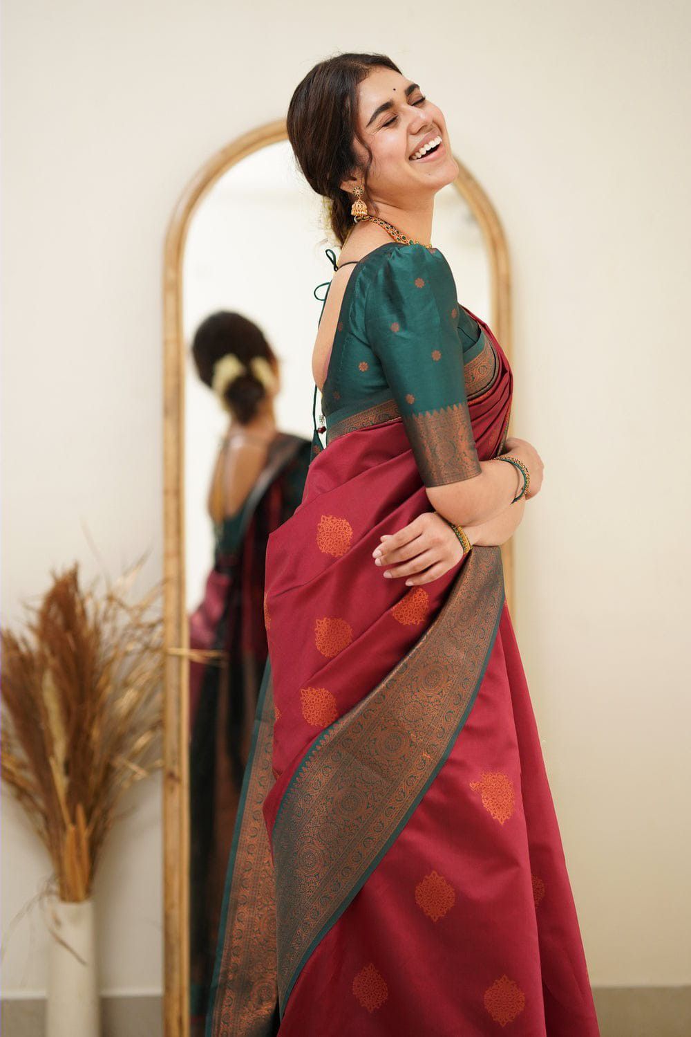 Soft Lichi Silk Saree