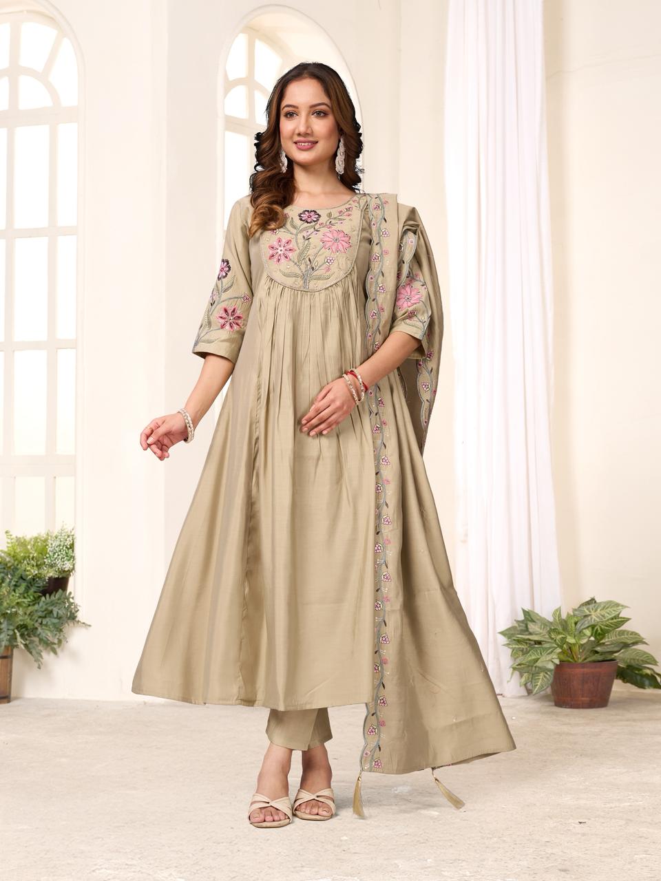 Anarkali Kurta Set (Stitched)
