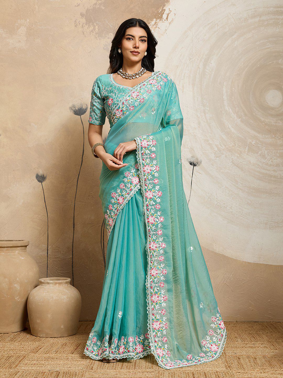 Wedding Special Party Wear Soft chiffon