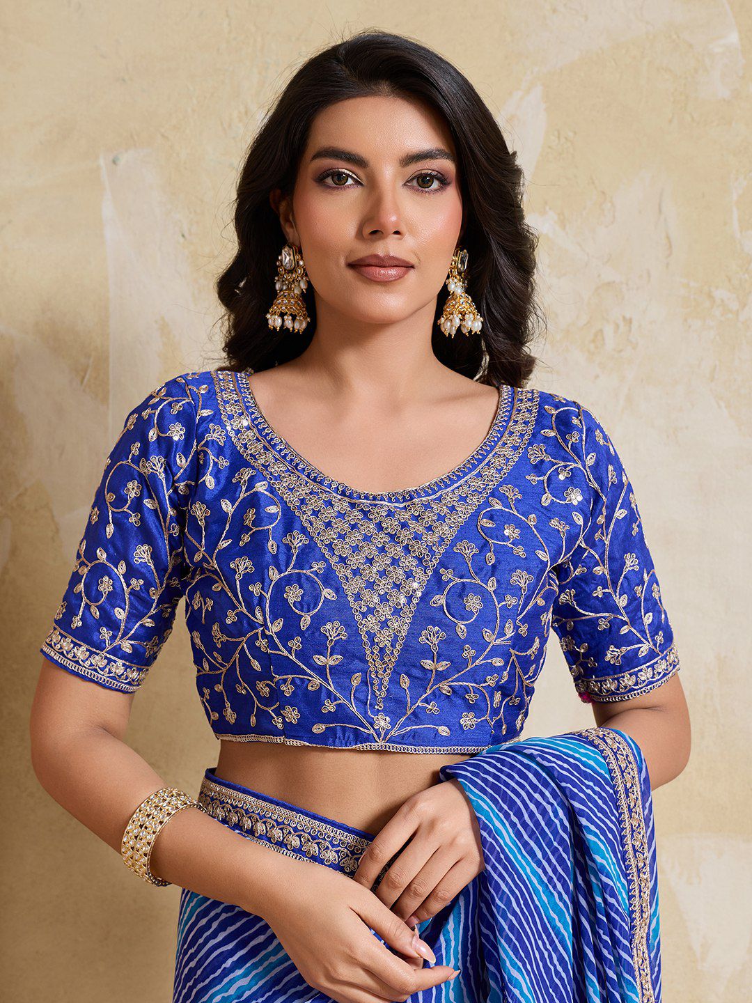 Laheriya Bandhej Georgette Saree